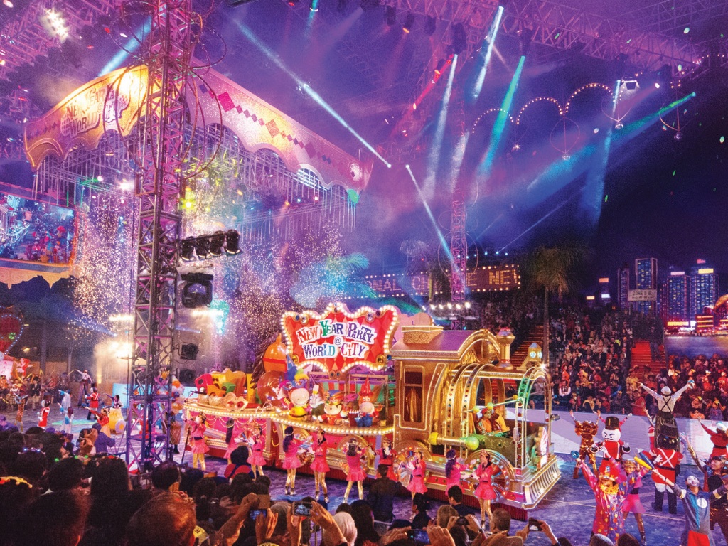 chinese new year night parade hong kong 2024
